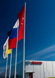 Завод Bosch und Siemens в пригороде Санкт-Петербурга